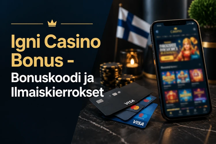 Igni Casino Bonus - Bonuskoodi ja Ilmaiskierrokset
