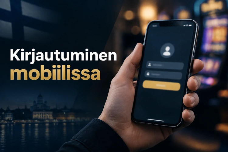 Kirjautuminen mobiilissa